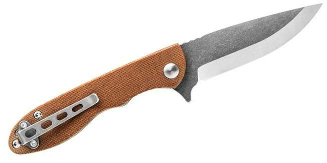 TOPS KNIVES TOPS MSF-4.0 Mini Scandi Flipper Knife 3.25" N690Co Two-Tone Blade All Knife Brands 4 TOPS KNIVES TOPS MSF-4.0 Mini Scandi Flipper Knife 3.25" N690Co Two-Tone Blade All Knife Brands