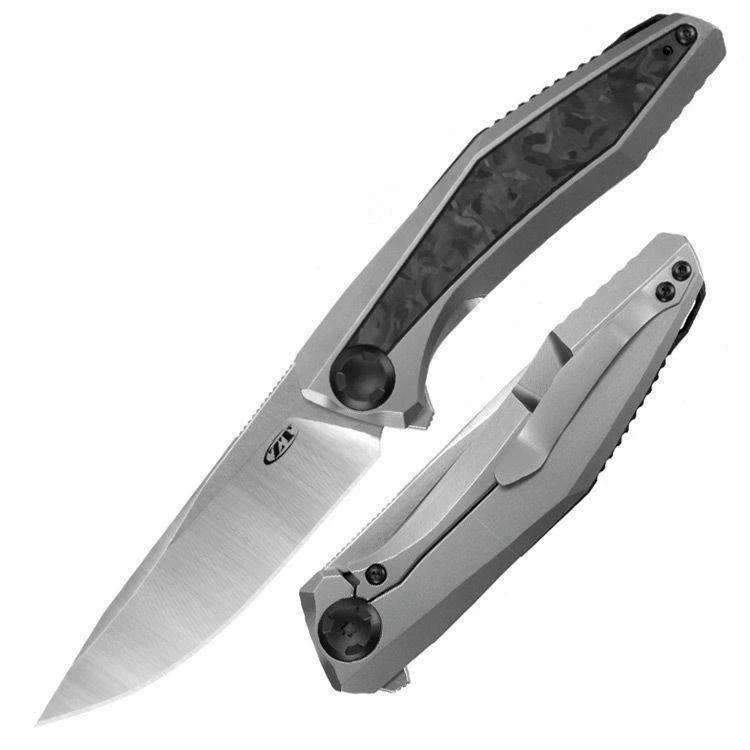 ZERO TOLERANCE ZT Sinkevich 0470 Flipper Knife CF 3 ZERO TOLERANCE ZT Sinkevich 0470 Flipper Knife CF